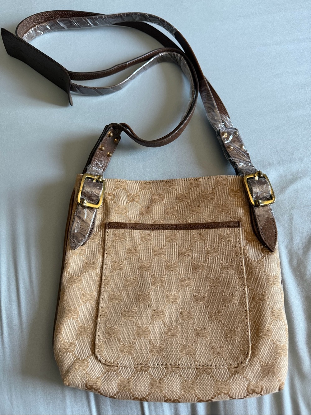 Gucci Brown Leather Interior Zip Tote